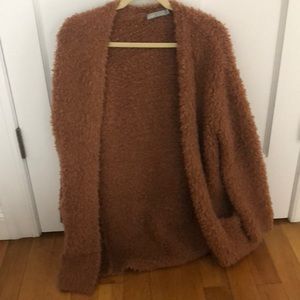 Vince cashmere teddy cardigan